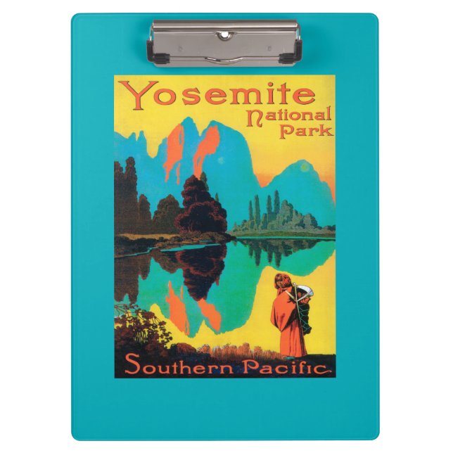 Pranchetas Poster do turista - parque nacional de Yosemite, (Frente)
