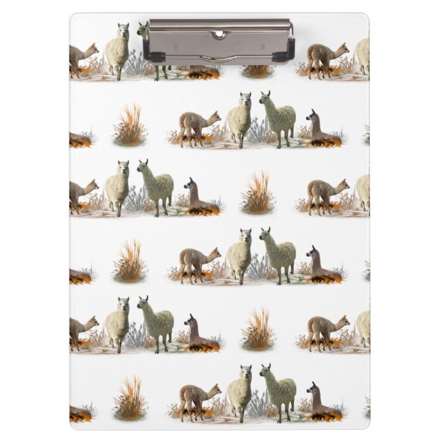 Pranchetas Prancha Llama Meadow (escolha a cor) (Frente)