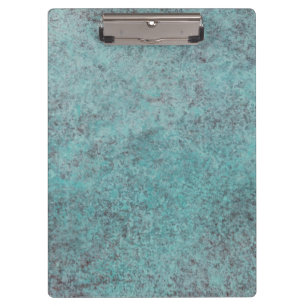 Pranchetas Presente de textura de Turquoise Copper Patina