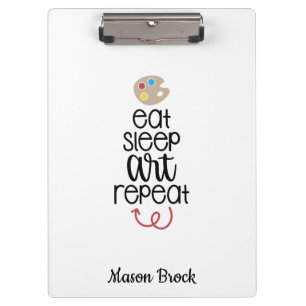 Pranchetas Presente personalizado da escola de arte engraçad