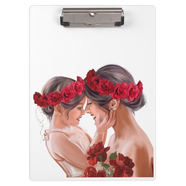 Pranchetas Presente Personalizado Floral Comovente (Frente)