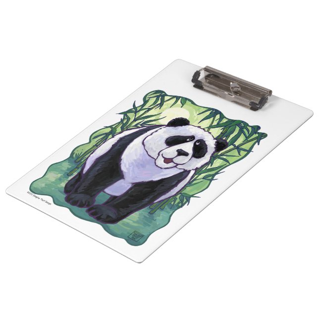 Pranchetas Presentes e Acessórios de Panda Bear (Inclinado)