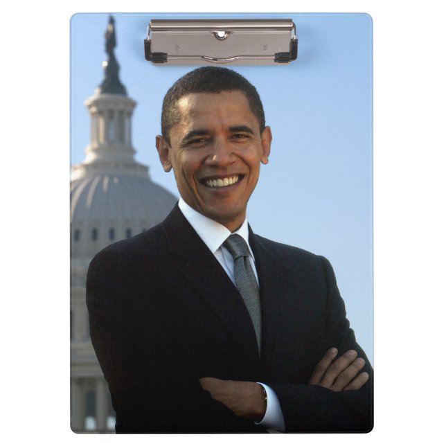 Pranchetas Presidente americano Barack Obama como Senador dos (Frente)