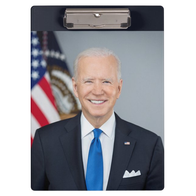 Pranchetas Presidente Joe Biden White House Retrato Clipboa (Frente)