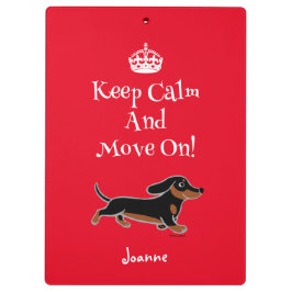 Pranchetas Preto e corredor do Dachshund de Tan