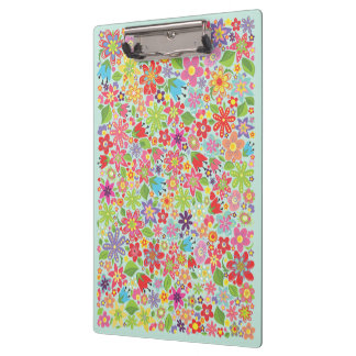 Pranchetas Primavera Floral Bright Flower Office Papers