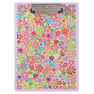 Pranchetas Primavera Floral Bright Flower Office Papers