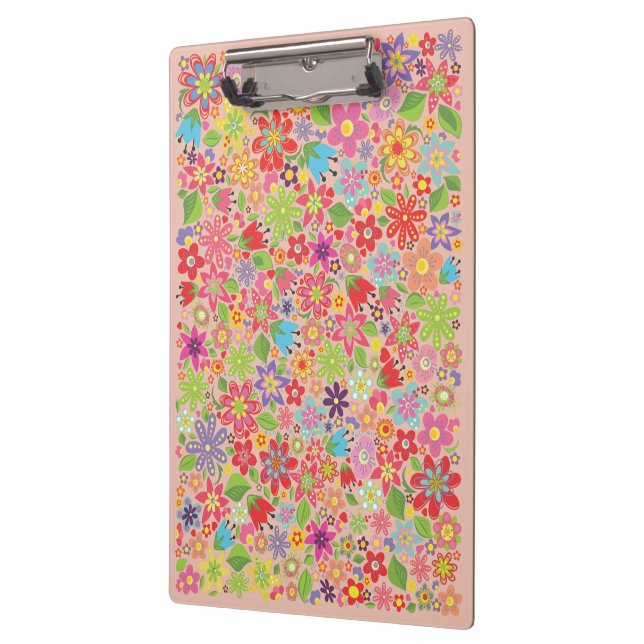 Pranchetas Primavera Floral Bright Flower Office Papers (Esquerda)