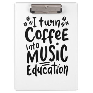 Pranchetas Professor De Música Transforma Café Em Educaçã