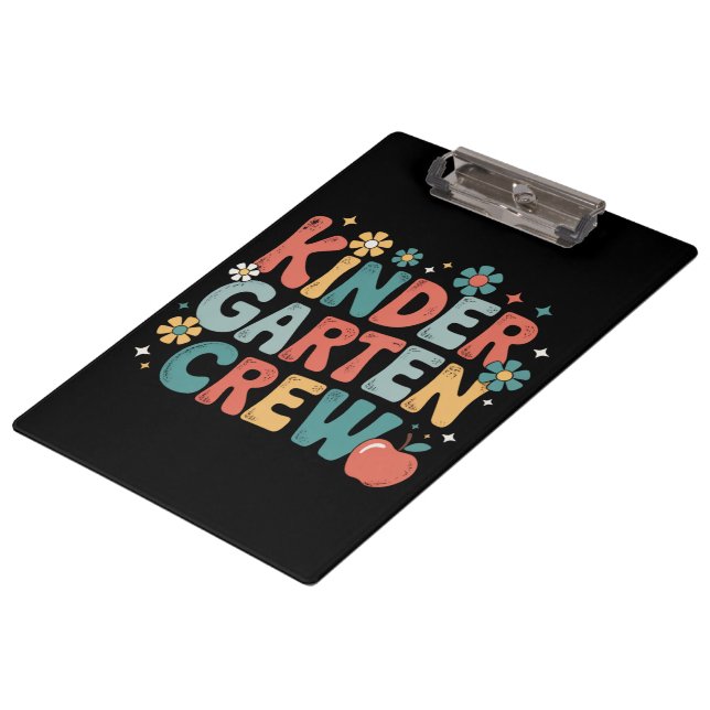 Pranchetas Professor de volta à Tripulação do Jardim de Infân (Inclinado)