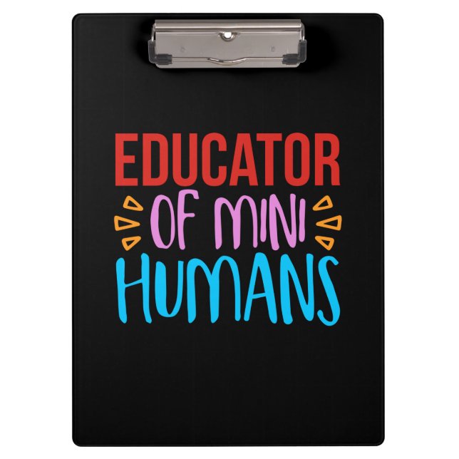 Pranchetas Professora Educadora De Arte Do Mini Humano (Frente)
