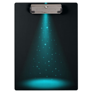 Pranchetas Projector azul do palco