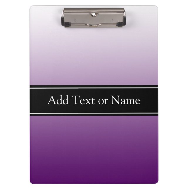 Pranchetas Purple Faded Personalizado (Frente)