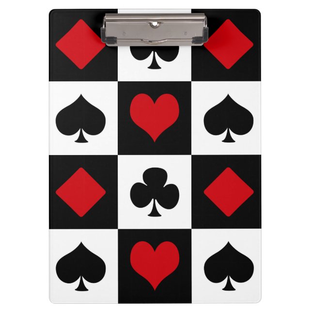 Pranchetas Quatro naipes de cartão (Frente)
