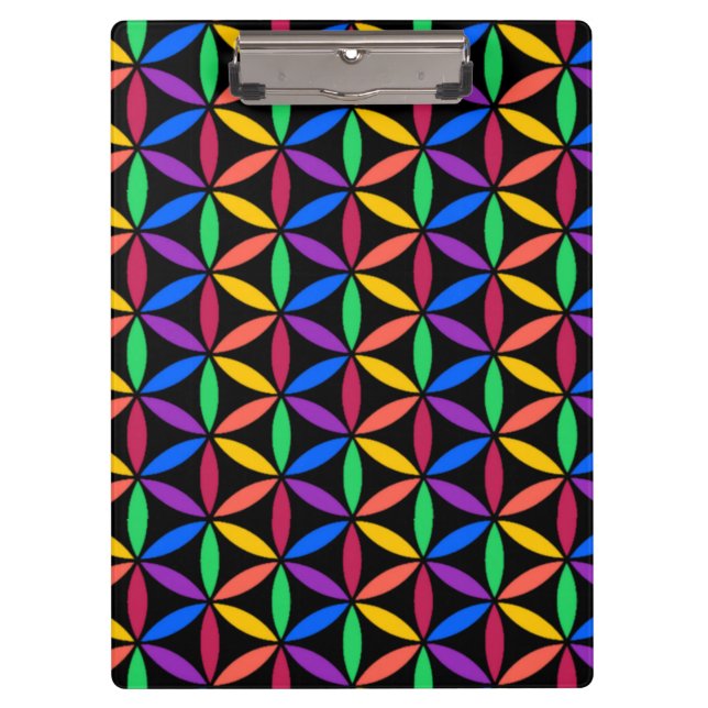 Pranchetas Rainbow Flower of Life Standard (Flor da Vida) (Frente)