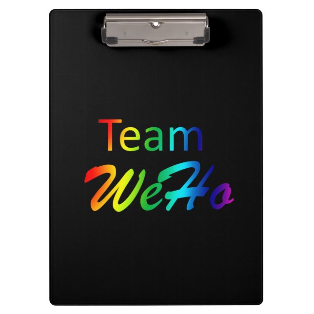 Pranchetas Rainbow Team WeHo (Frente)