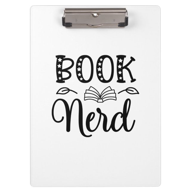 Pranchetas Reading Art Book Nerd (Frente)
