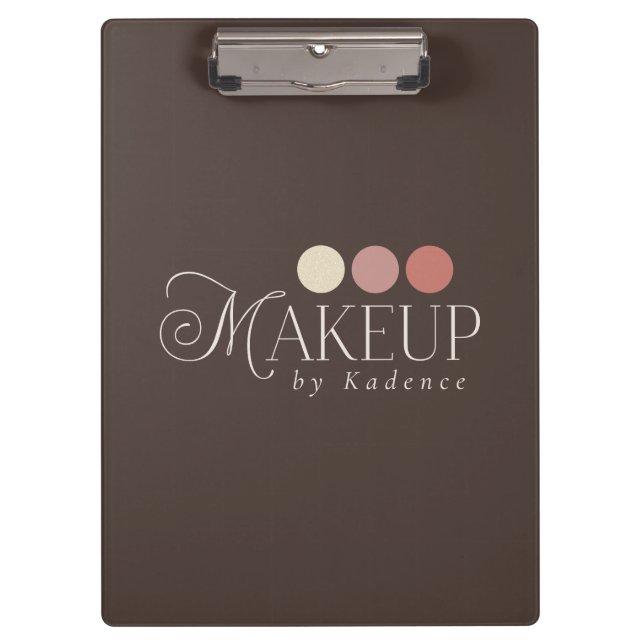 Pranchetas Readymade Logo Branded Makeup Artist (Frente)