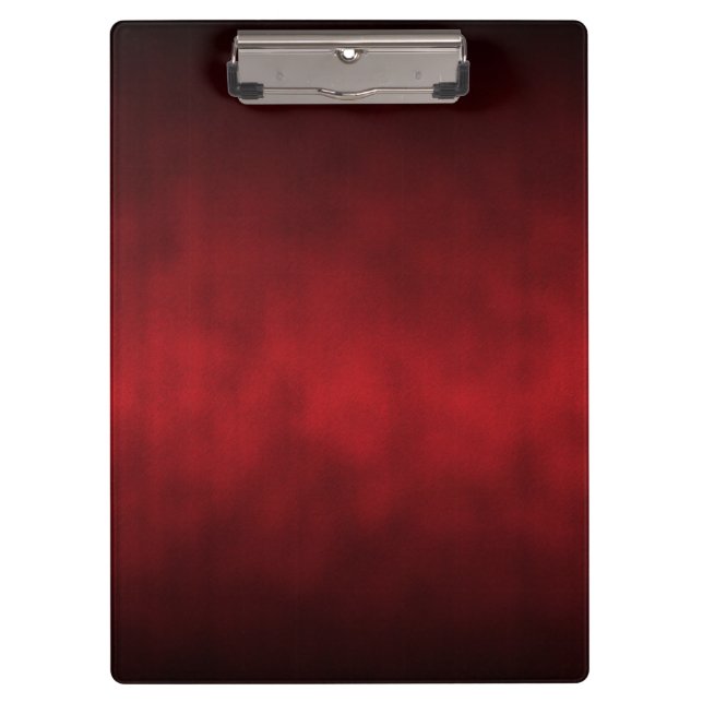 Pranchetas Red Artsy Gothic Ombre (Frente)