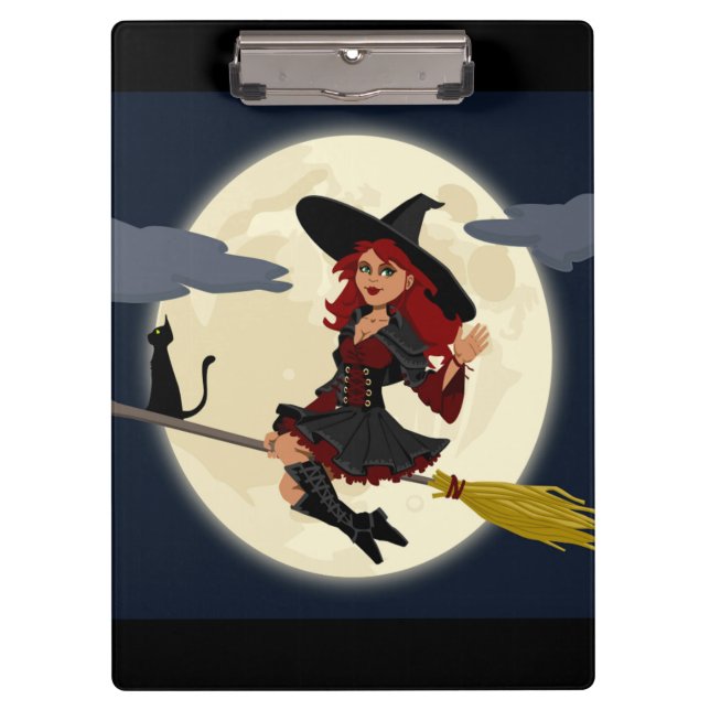 PRANCHETAS REDHEADED HALLOWEEN WITCH (Frente)