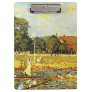 Pranchetas Regata em Hampton Court Alfred Sisley Poster