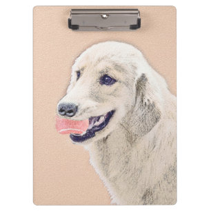 Pranchetas Retriever ouro com pintura de cachorro Tênis