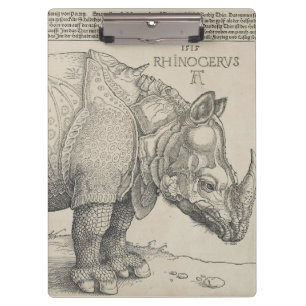 Pranchetas Rinoceronte, Woodcut por Albrecht Durer