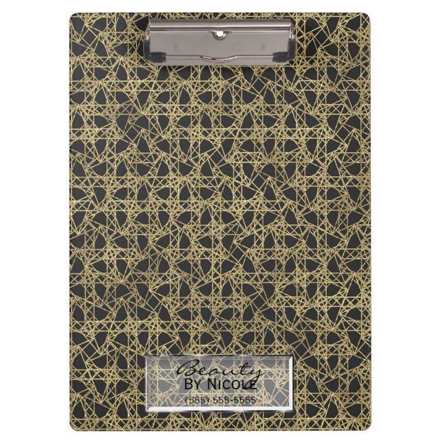 Pranchetas Riscar Ouro Glamour Moderno Dourado (Frente)
