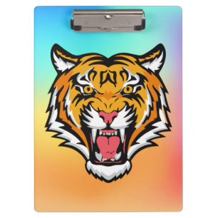 Pranchetas Roaring Tiger Head-25818