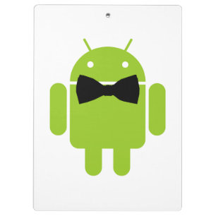 Pranchetas Robô de Androide Verde de Folha Formal