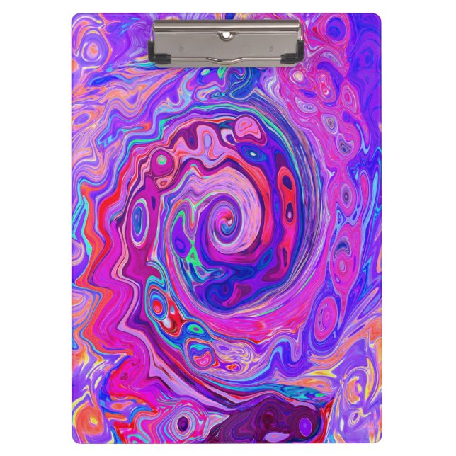 Pranchetas Rodovalho-roxo e Abstrato cor-de-laranja (Frente)