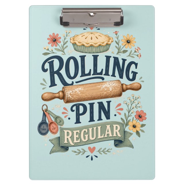 Pranchetas Rolo de Massa Regular Cottage Baker (Frente)