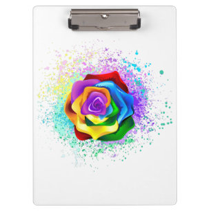 Pranchetas Rosa de arco-íris colorido
