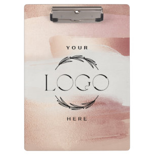 Pranchetas Rosa dourado moderno elegante feminino