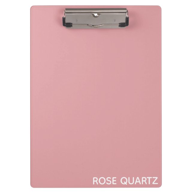 Pranchetas Rosa Quartz - nome cor rosa (Frente)