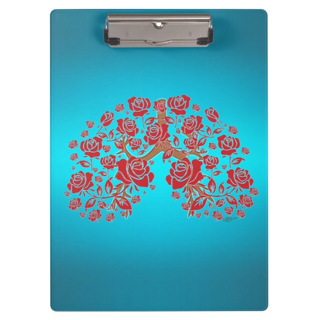 Pranchetas Rosas e esperança (Frente)