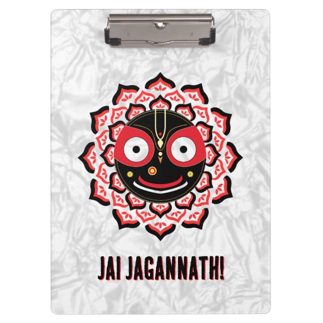 Pranchetas Rosto do Senhor Jagannath Chakra Divindade Hindu (Frente)
