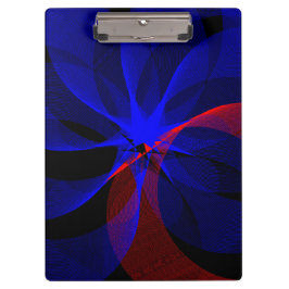 Pranchetas Rotating Blue Accent Geometric Clipboard
