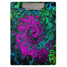 Pranchetas Roteiro de Arte Líquida Magenta Magenta-Abstrato