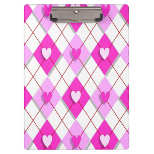 Pranchetas Roxo Hearts Argyle