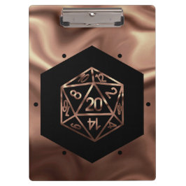 Pranchetas RPG Dice | Copper Fantasy Retro Tabletop PnP Gamer