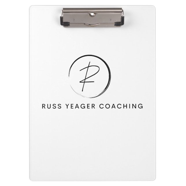 Pranchetas Russ Yeager Coaching Signature Logo (Frente)