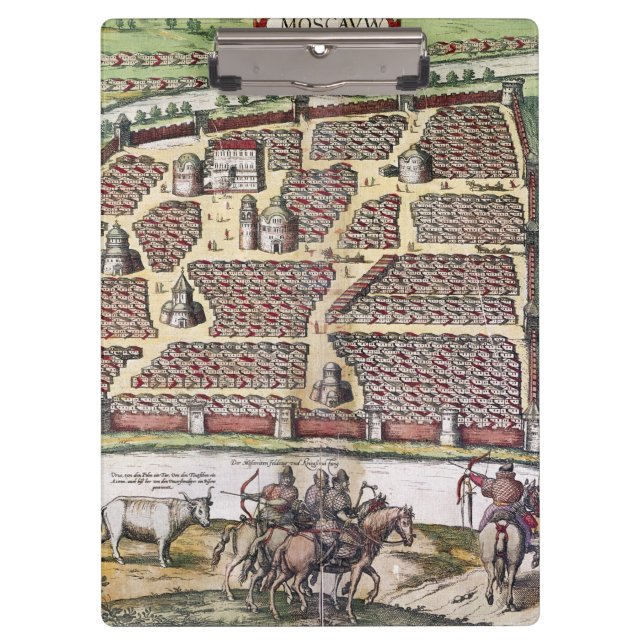 PRANCHETAS RÚSSIA: MOSCOVO, 1591 (Frente)