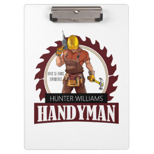 Pranchetas Rustic Repairman Construction Handyman Modern