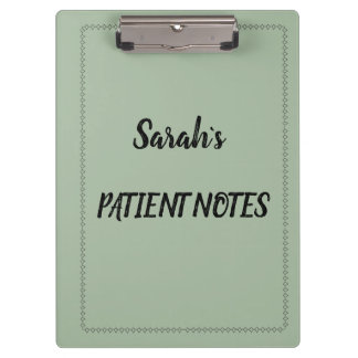 Pranchetas Sage Verde Moderno Personalizado