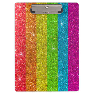 Pranchetas Sala de aulas de Professores LGBT Sparkly Rainbow
