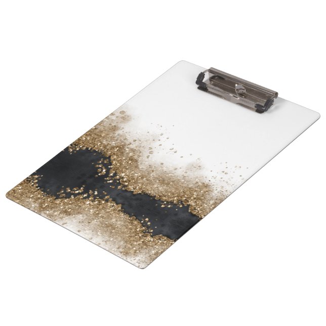 Pranchetas Salão de Cabeleireiro Dourado e Preto (Inclinado)