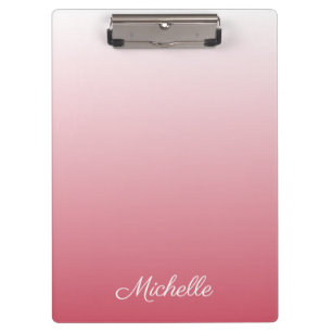 Pranchetas Salmão-verde-preto personalizado, rosa