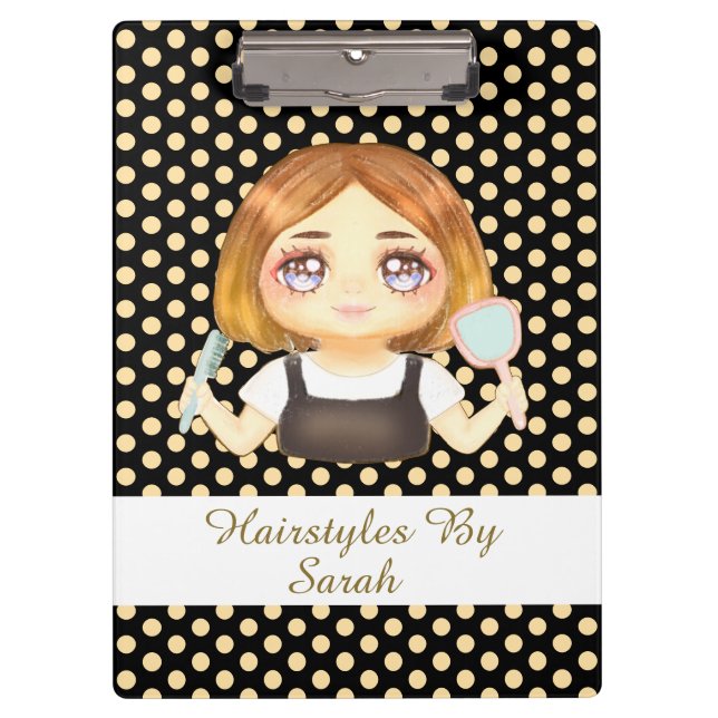 Pranchetas Salon Hairstylist (Frente)