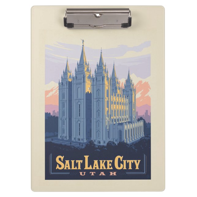 Pranchetas Salt Lake Temple | Salt Lake City, Utah (Frente)